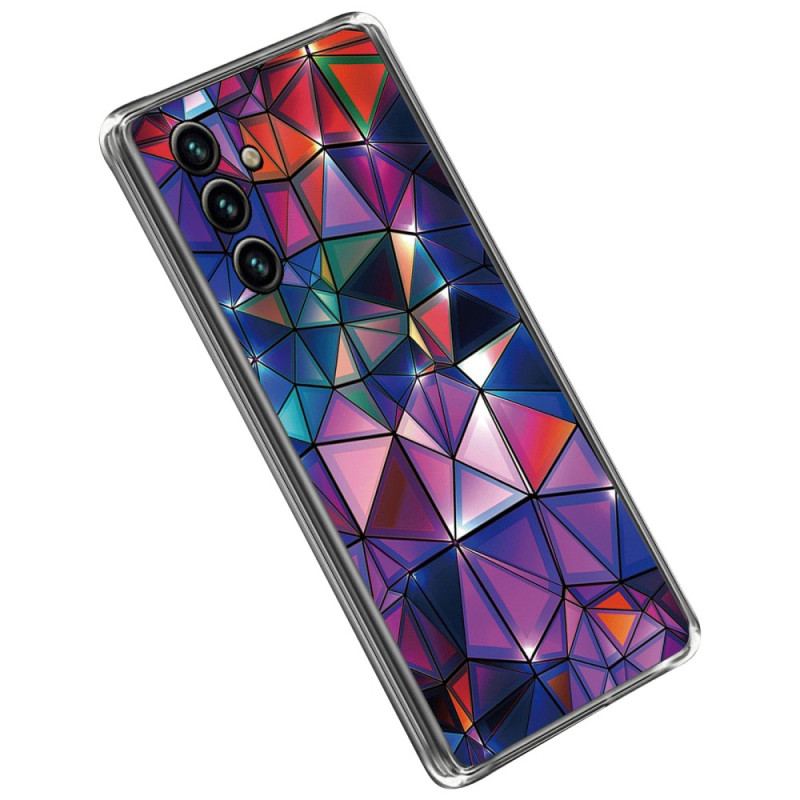 Cover Samsung Galaxy A14 / A14 5G Fleksibel Geometri