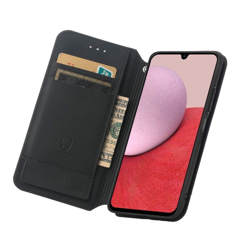 Cover Samsung Galaxy A14 / A14 5G Flip Cover Caseneo Rfid Design