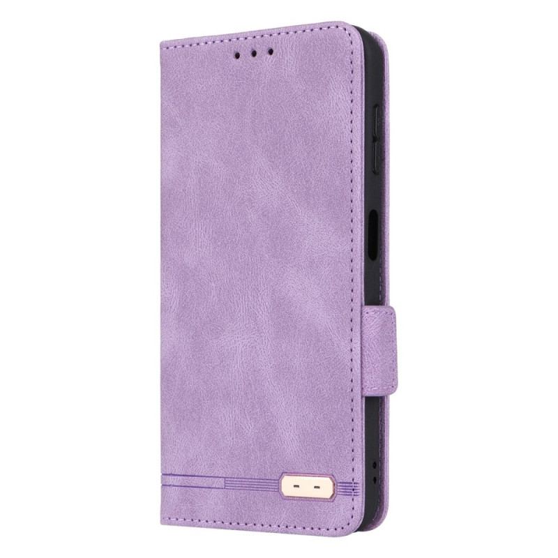 Cover Samsung Galaxy A14 / A14 5G Flip Cover Læder Tekstur