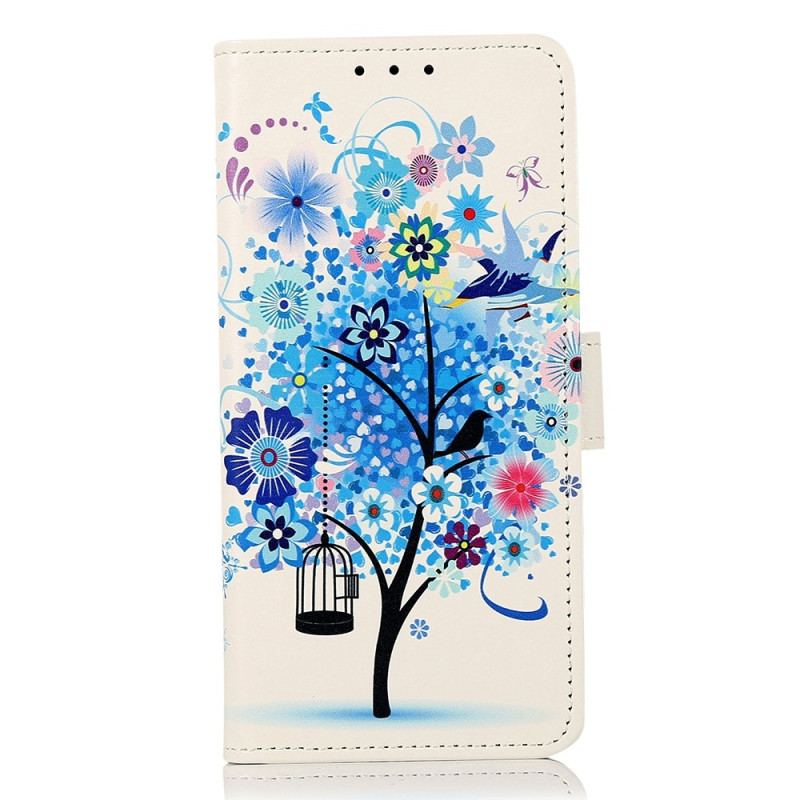 Flip Cover Samsung Galaxy A14 / A14 5G Blomstrende Træ