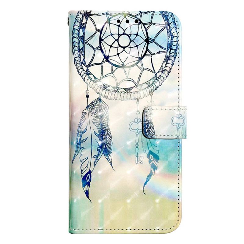 Flip Cover Samsung Galaxy A14 / A14 5G Med Snor Strap Dream Catcher