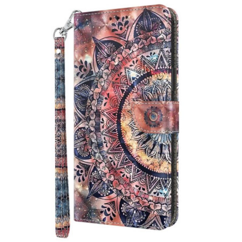 Flip Cover Samsung Galaxy A14 / A14 5G Med Snor Strap Dream Catcher