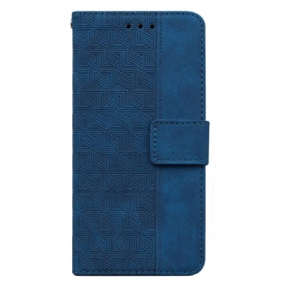 Flip Cover Samsung Galaxy A14 / A14 5G Med Snor Strappy Mønster