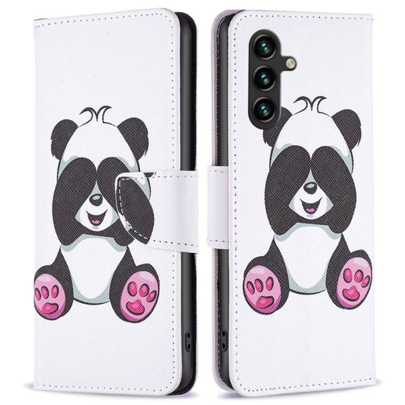 Læder Cover Samsung Galaxy A14 / A14 5G Panda