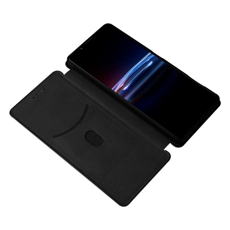 Cover Sony Xperia Pro-I Flip Cover Kulfiber