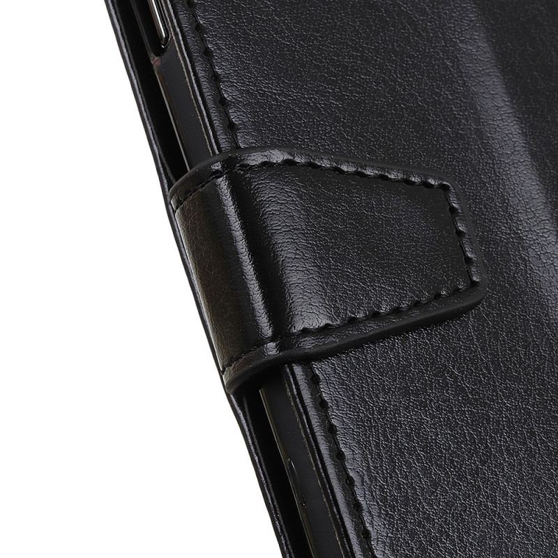 Flip Cover Sony Xperia Pro-I Enkel Skinnende Lædereffekt