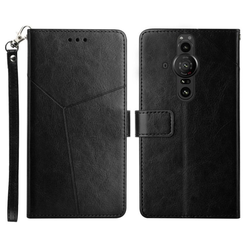 Flip Cover Sony Xperia Pro-I Stil Læder Geo Y Design