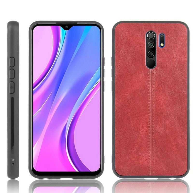 Cover Xiaomi Redmi 9 Couture Lædereffekt