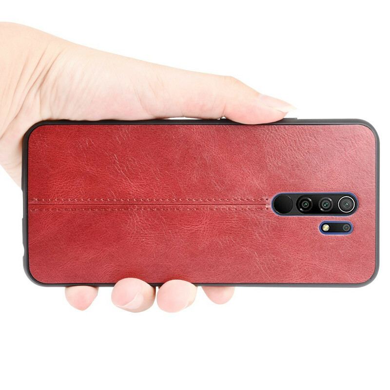 Cover Xiaomi Redmi 9 Couture Lædereffekt