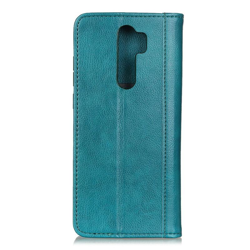 Cover Xiaomi Redmi 9 Flip Cover Litchi Split Læderversion