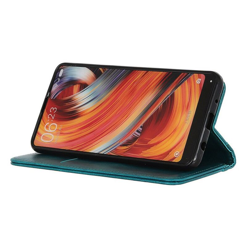 Cover Xiaomi Redmi 9 Flip Cover Litchi Split Læderversion