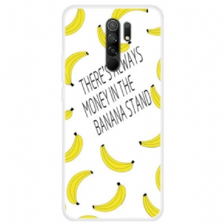 Cover Xiaomi Redmi 9 Gennemsigtige Bananpenge