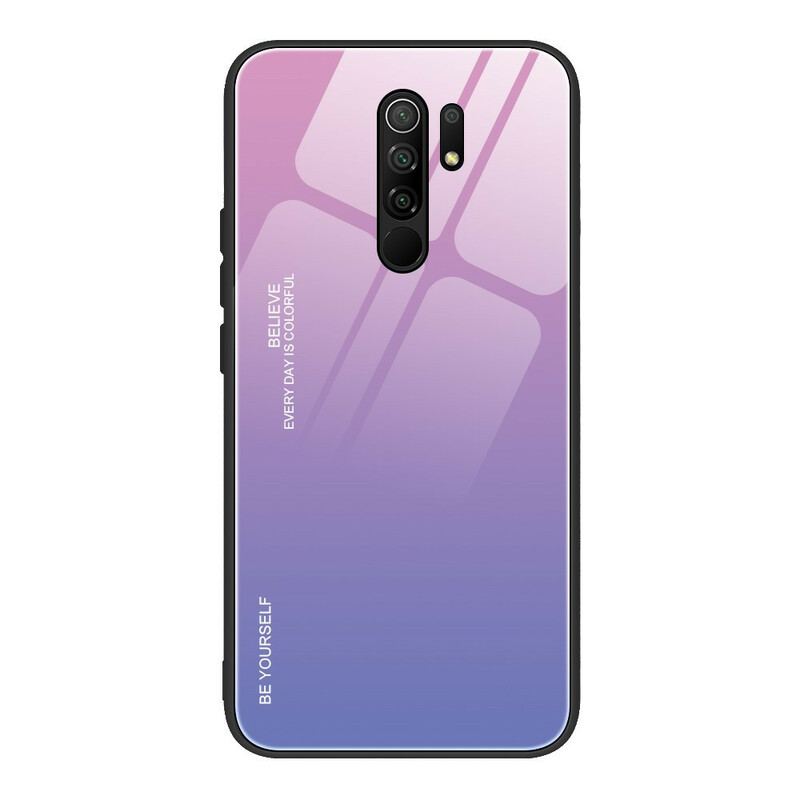 Cover Xiaomi Redmi 9 Hærdet Glas Vær Dig Selv