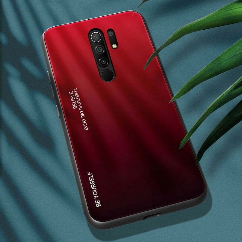 Cover Xiaomi Redmi 9 Hærdet Glas Vær Dig Selv