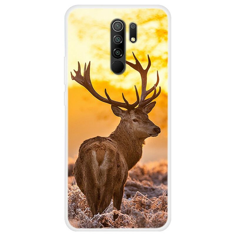 Cover Xiaomi Redmi 9 Hjorte Og Landskab