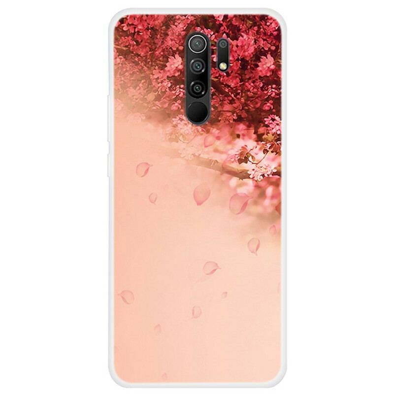 Cover Xiaomi Redmi 9 Sømløst Romantisk Træ