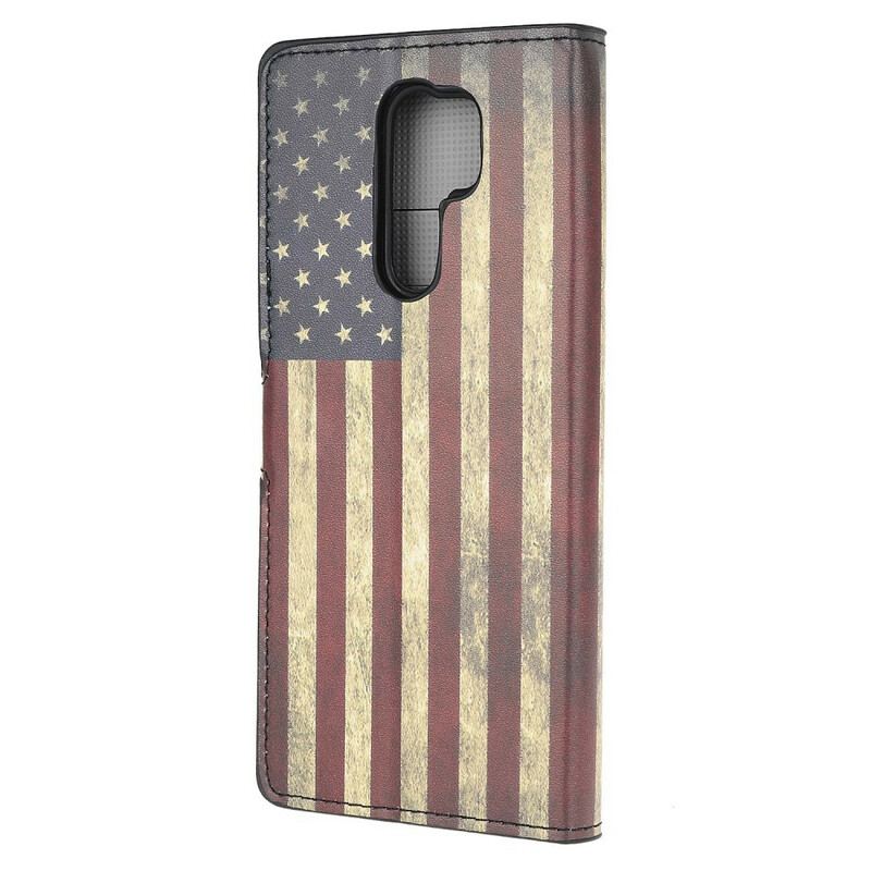 Flip Cover Xiaomi Redmi 9 Amerikansk Flag