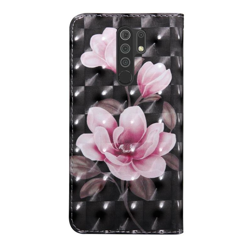 Flip Cover Xiaomi Redmi 9 Blomstre Blomster