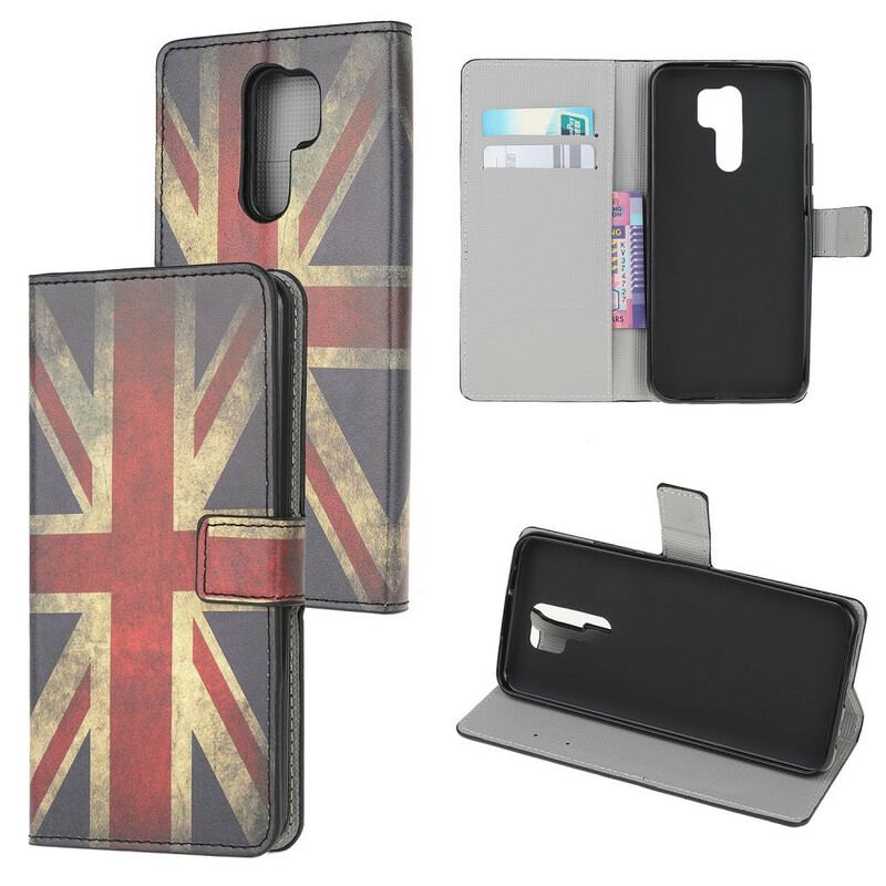 Flip Cover Xiaomi Redmi 9 England Flag