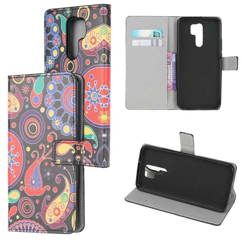 Flip Cover Xiaomi Redmi 9 Galaxy Design