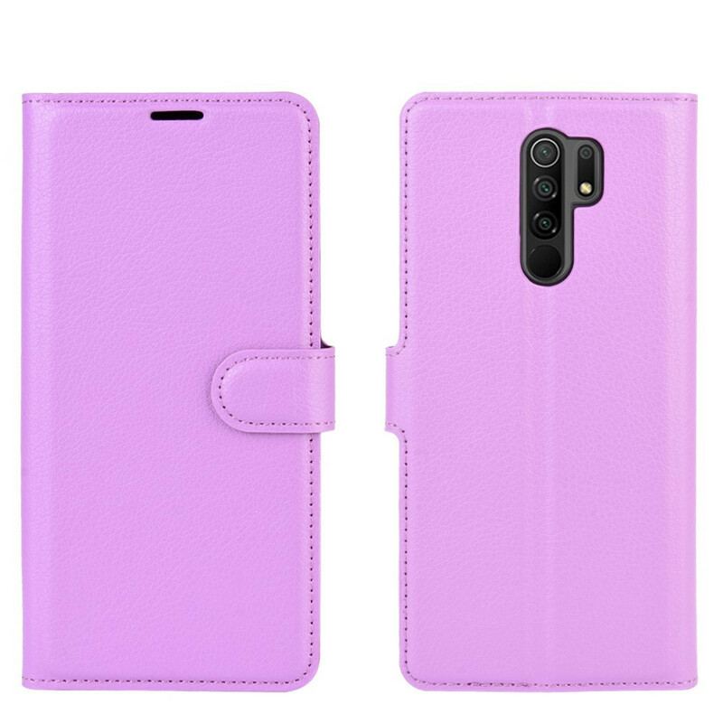 Flip Cover Xiaomi Redmi 9 Klassisk Kunstlæder