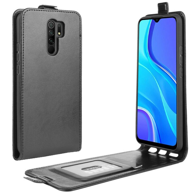 Flip Cover Xiaomi Redmi 9 Læder Cover Foldende Lædereffekt