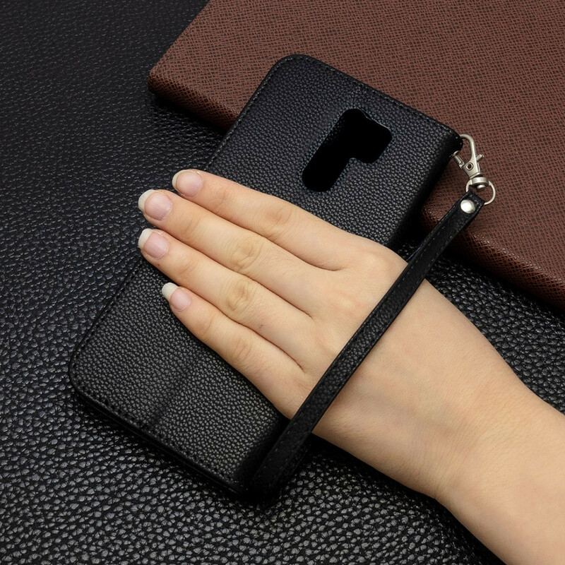 Flip Cover Xiaomi Redmi 9 Læder Cover Litchi Rabat Oblique