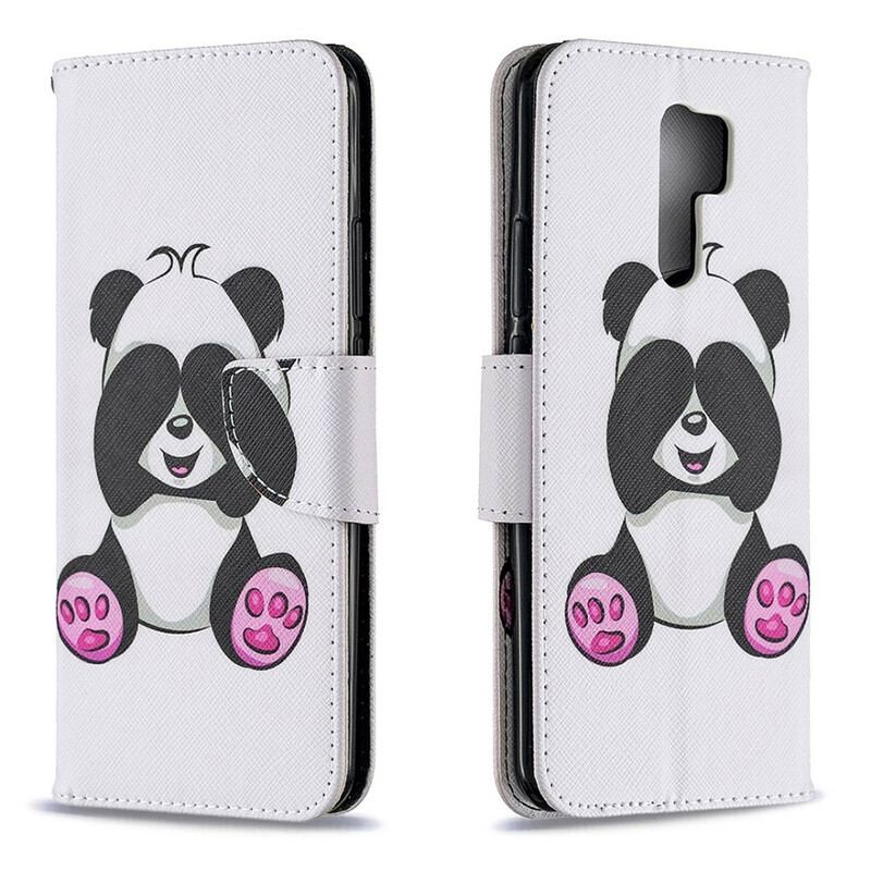 Flip Cover Xiaomi Redmi 9 Panda Sjov