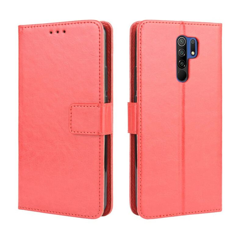 Flip Cover Xiaomi Redmi 9 Prangende Kunstlæder