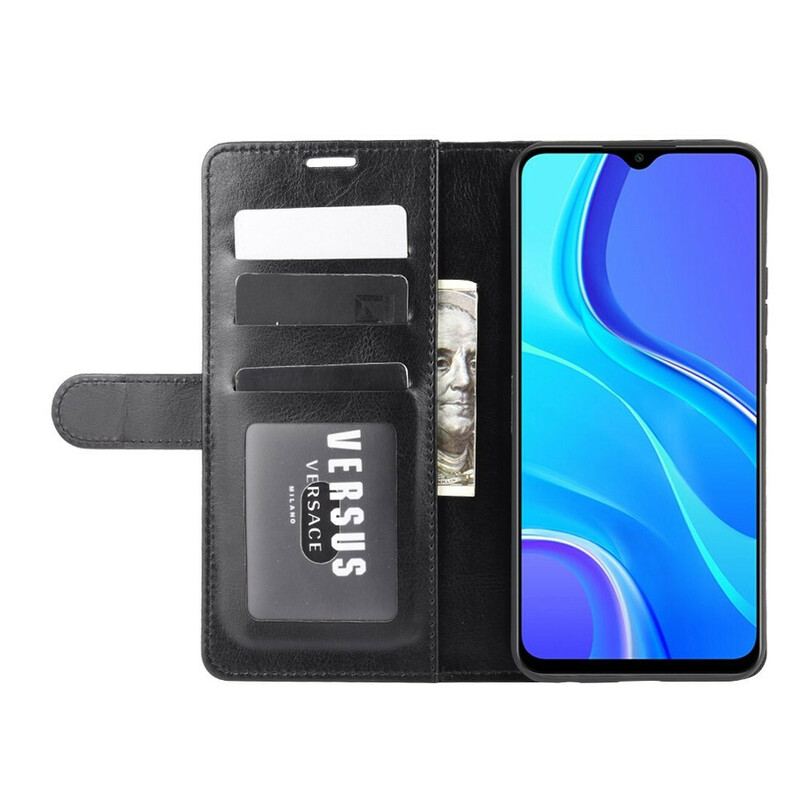 Flip Cover Xiaomi Redmi 9 Ultra Imiteret Læder