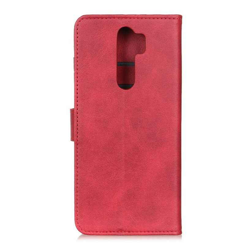 Læder Cover Xiaomi Redmi 9 Retro Mat Lædereffekt