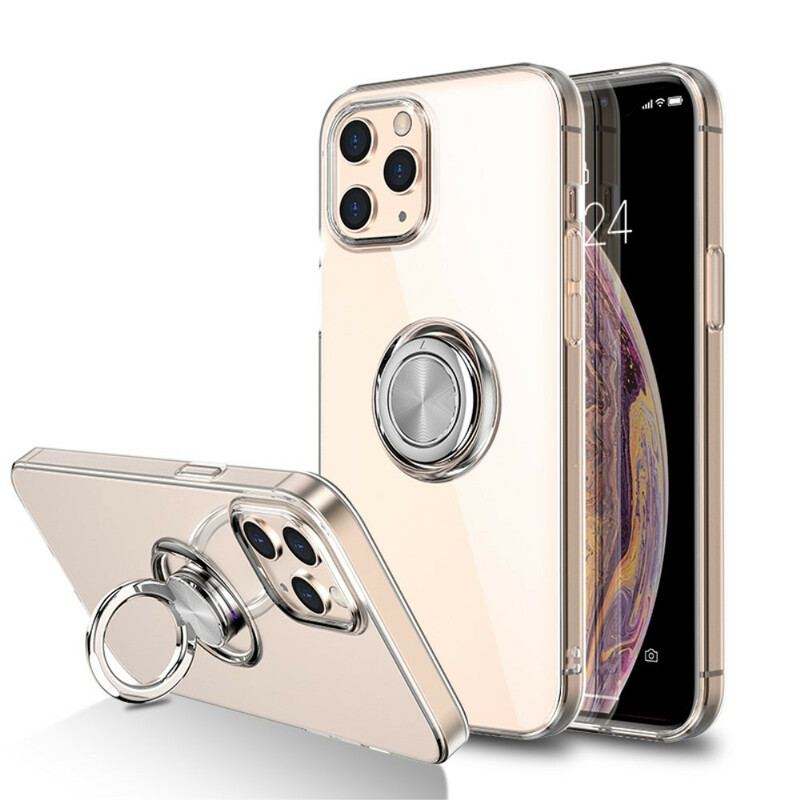 Cover iPhone 12 Mini Gennemsigtig Med Ring-support