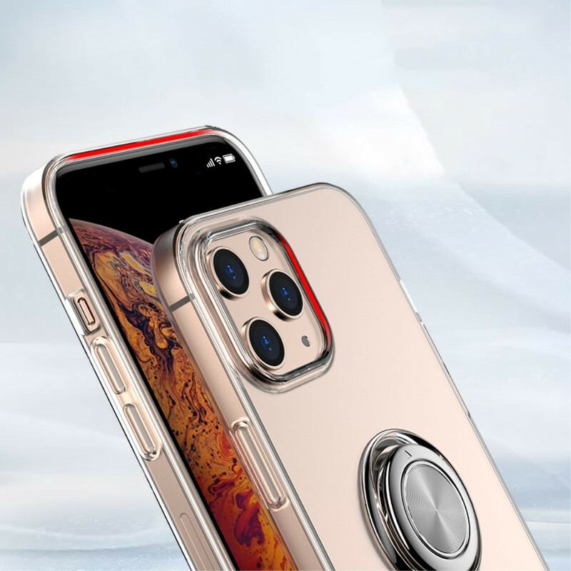 Cover iPhone 12 Mini Gennemsigtig Med Ring-support