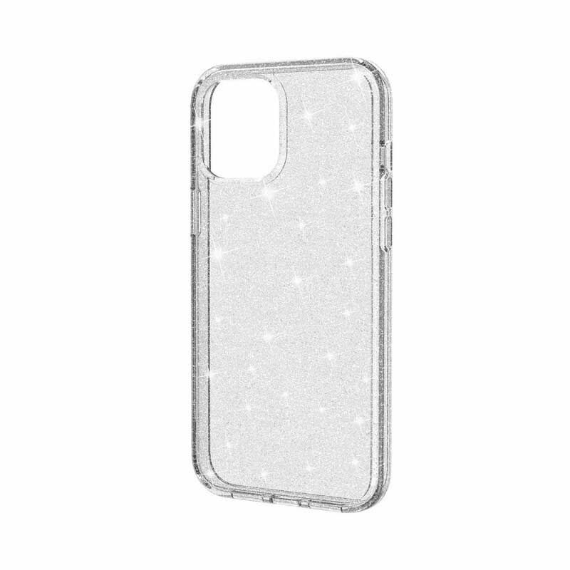 Cover iPhone 12 Mini Gennemsigtige Pailletter