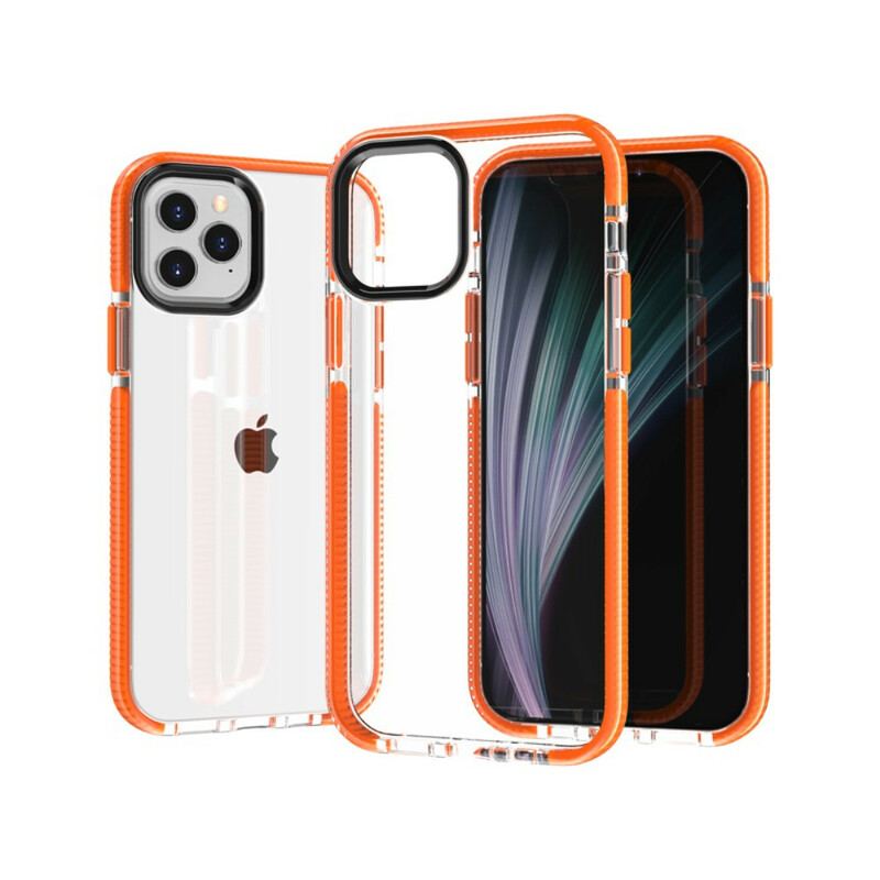 Cover iPhone 12 Mini Gennemsigtige Silikonekanter