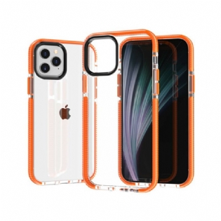 Cover iPhone 12 Mini Gennemsigtige Silikonekanter