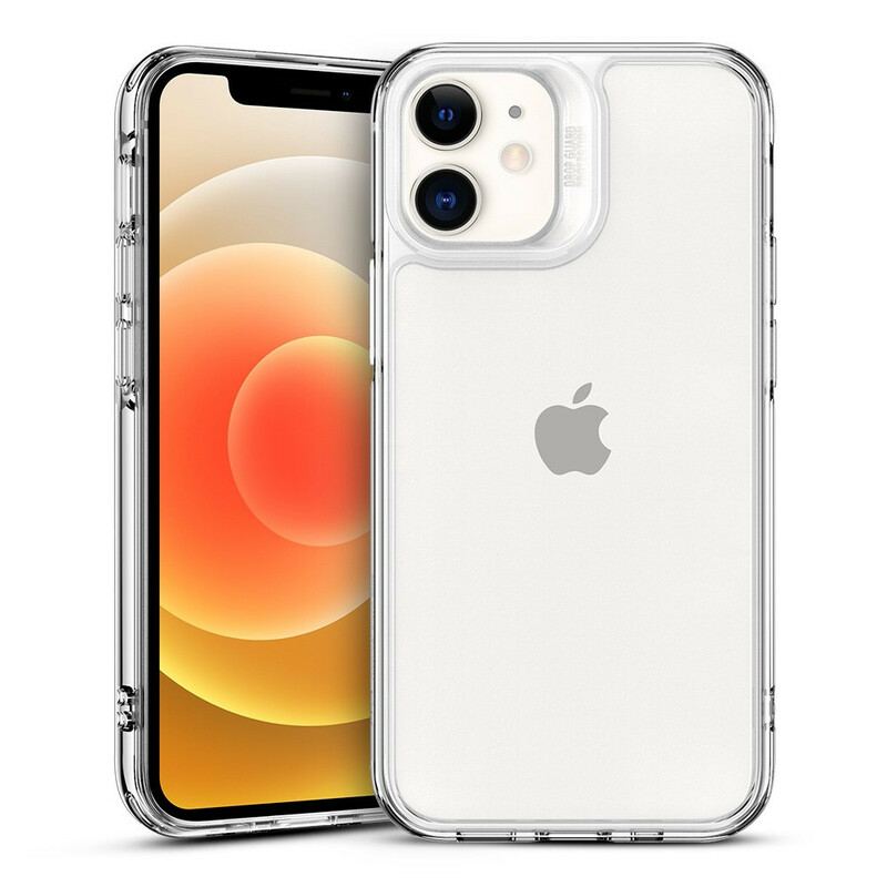 Cover iPhone 12 Mini Glasbagside Og Silikonekanter