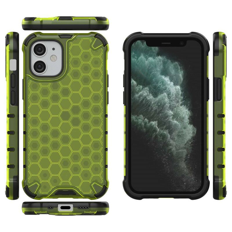 Cover iPhone 12 Mini Honeycomb Stil