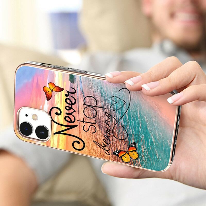 Cover iPhone 12 Mini Never Sto Dreaming Butterflies