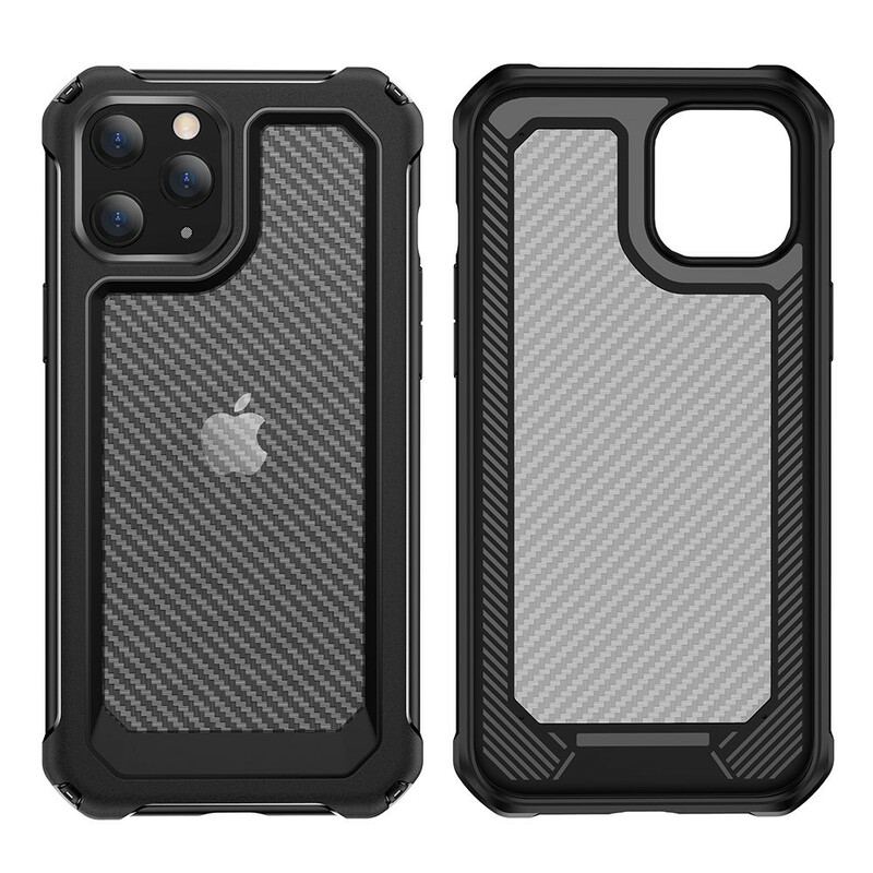 Cover iPhone 12 Mini Sømløs Kulfibertekstur