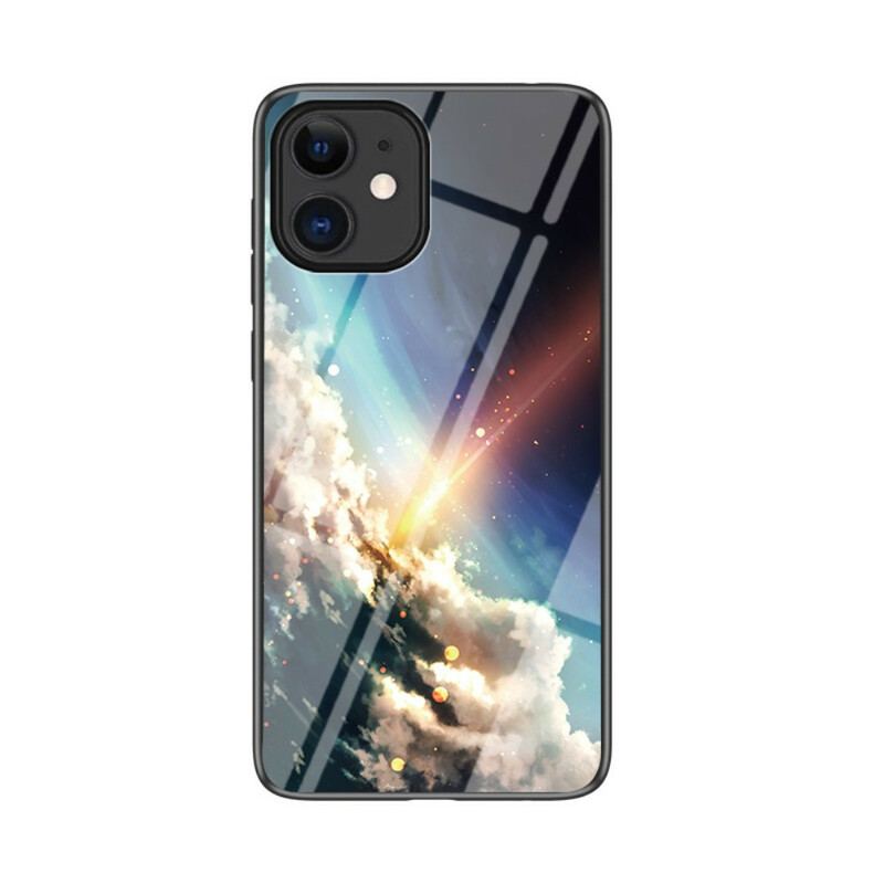 Cover iPhone 12 Mini Stjernehimmel Hærdet Glas