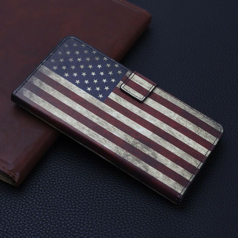 Flip Cover iPhone 12 Mini Amerikansk Flag