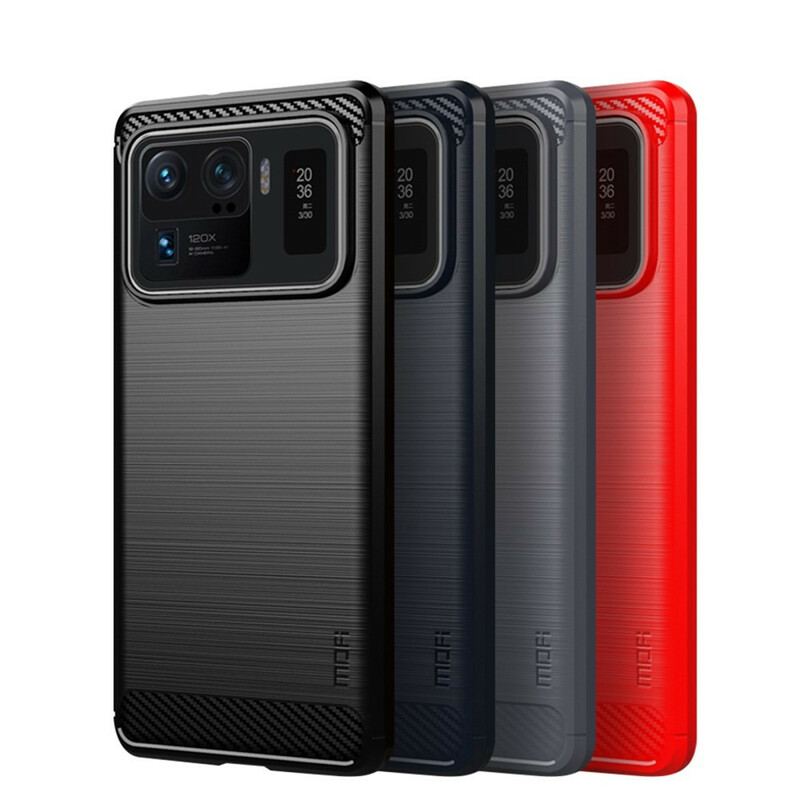 Cover Xiaomi Mi 11 Ultra Mofi Børstet Kulfiber