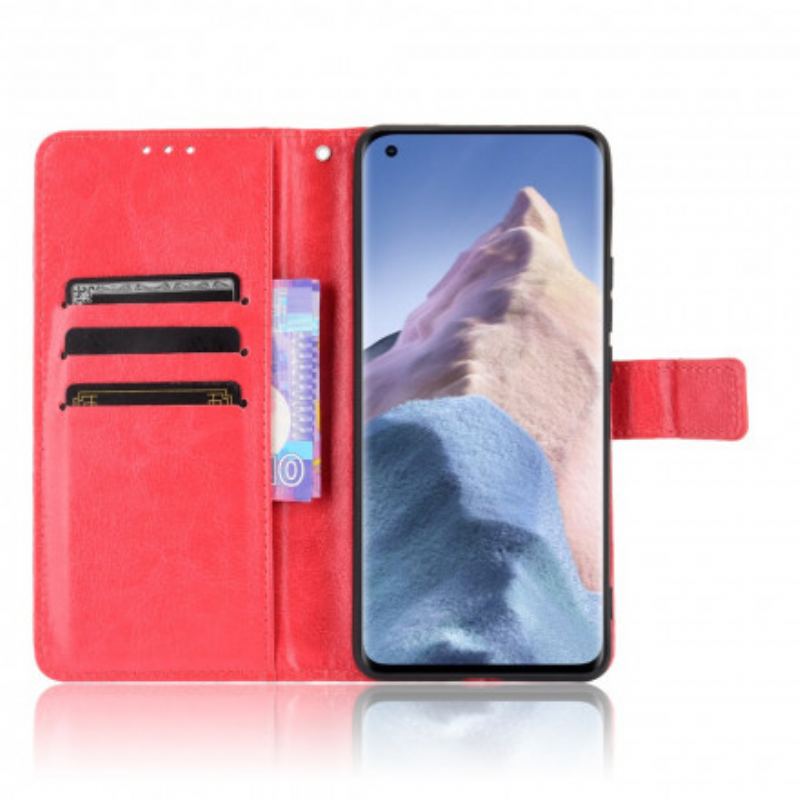 Flip Cover Xiaomi Mi 11 Ultra Prangende Kunstlæder