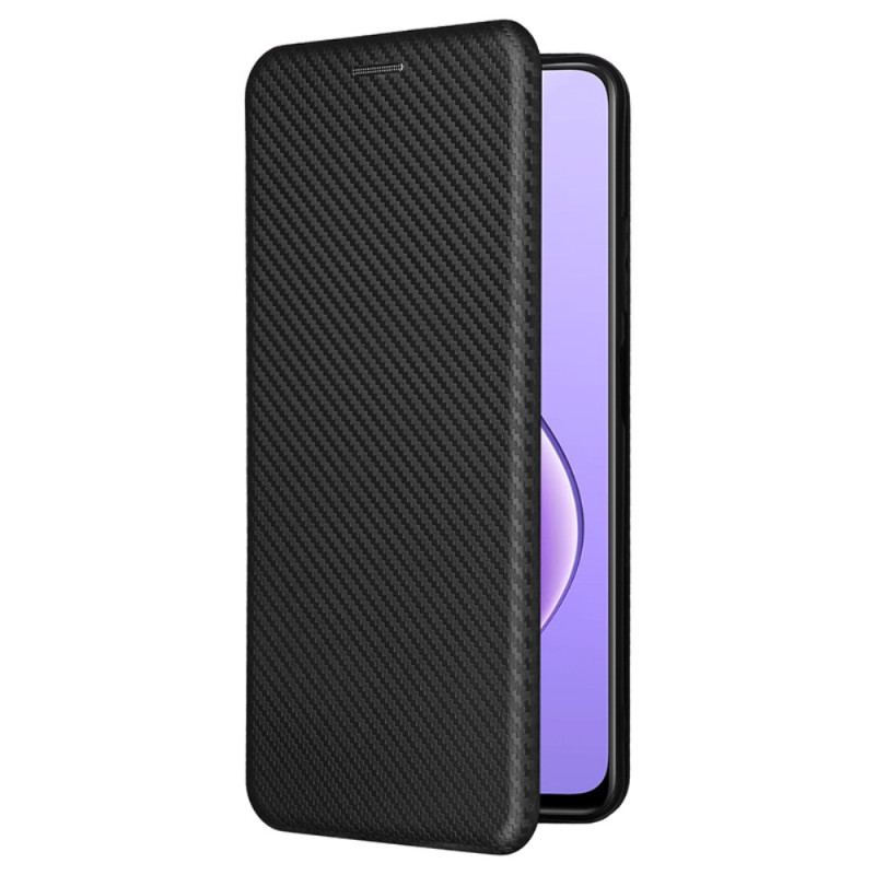 Læder Cover Realme 12 / 12x 5g Telefon Etui Kulfiber