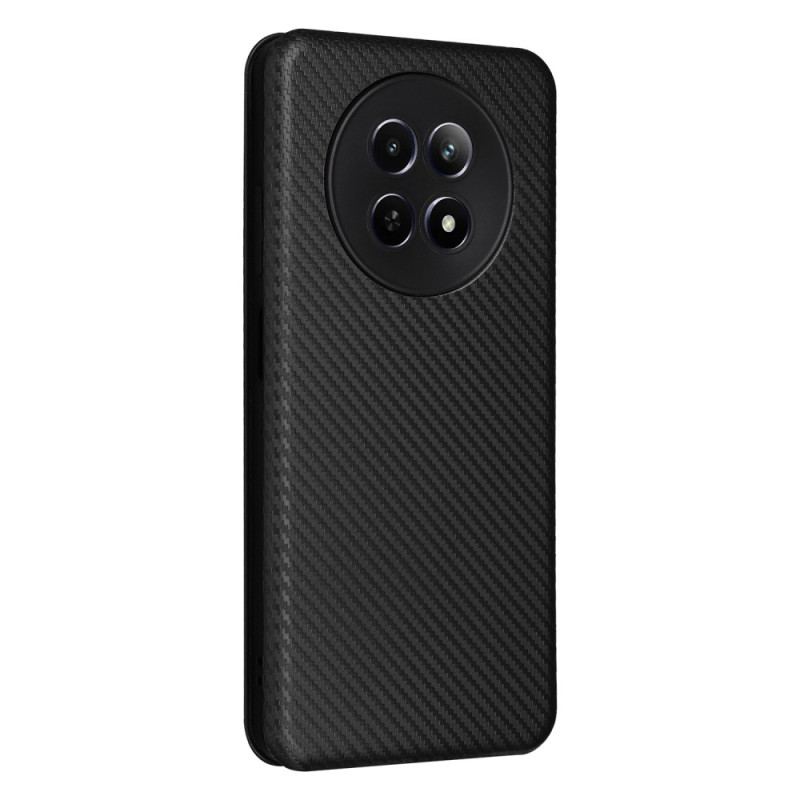 Læder Cover Realme 12 / 12x 5g Telefon Etui Kulfiber