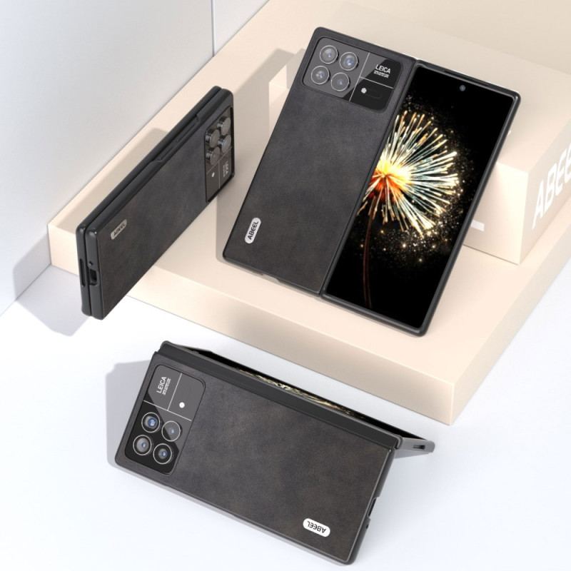 Cover Xiaomi Mix Fold 3 Telefon Etui Abeel Lædertekstur