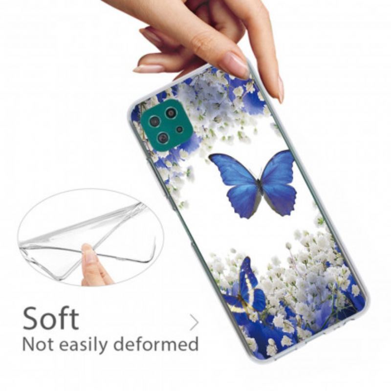 Cover Samsung Galaxy A22 5G Design Sommerfugle