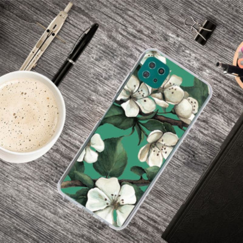 Cover Samsung Galaxy A22 5G Farverig Blomst