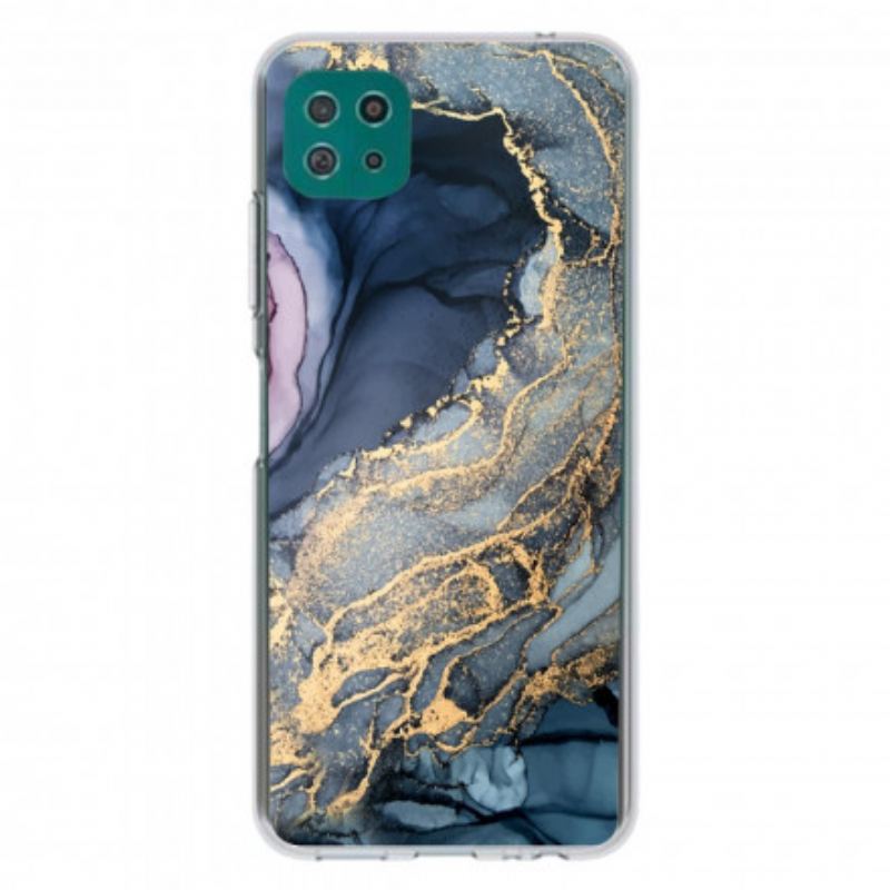 Cover Samsung Galaxy A22 5G Farvet Marmor